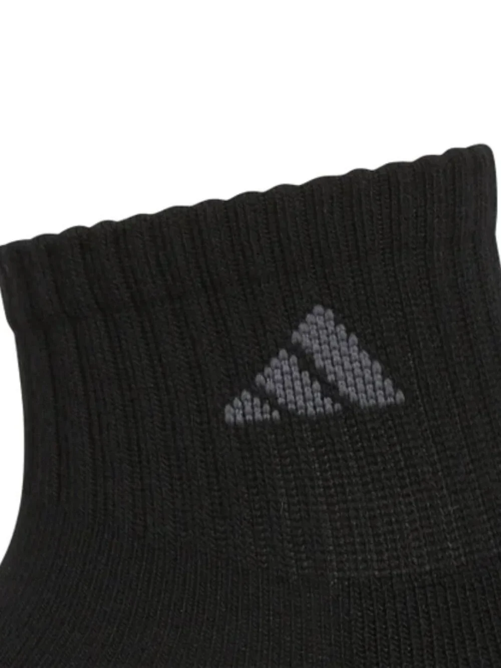 Adidas Men's Quarter Socks with Climacool & Arch Compression 6 pair, Black , NWT